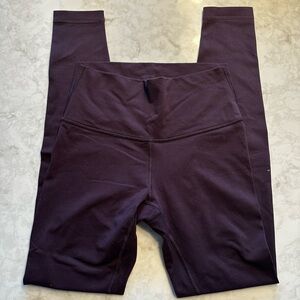Lulu lemon size 6 dark purple legging